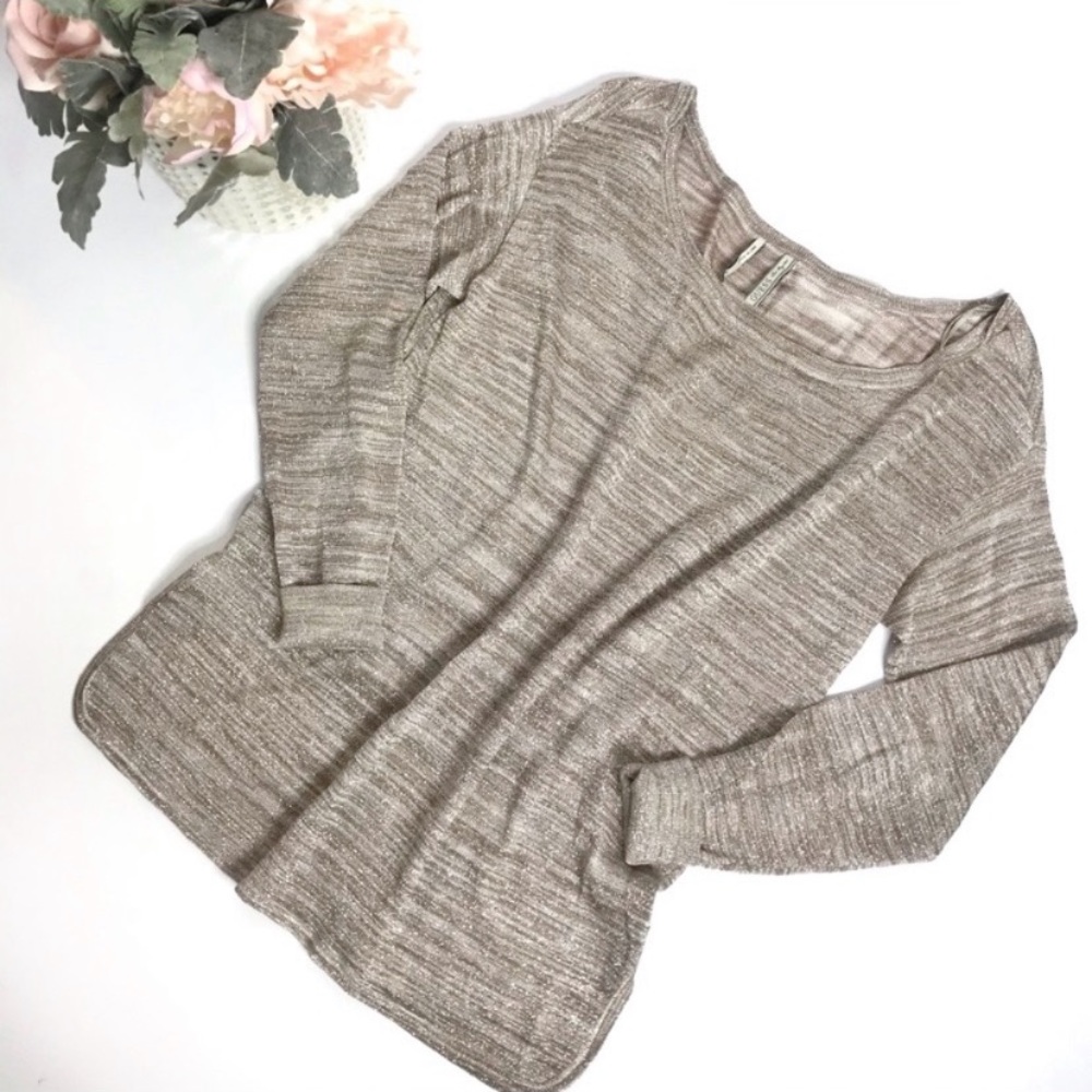 Guess Metallic Gold Blouse
